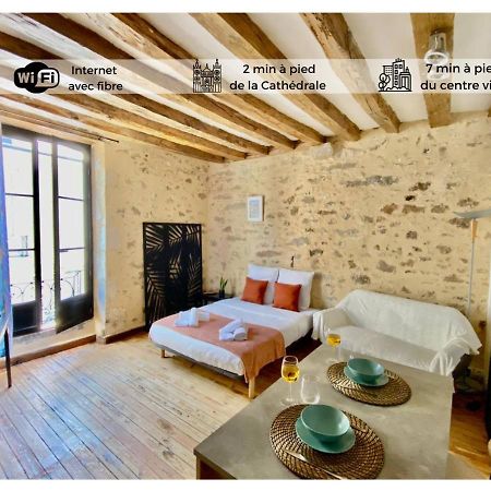 Apartamento Le Cosy-Chic, 2 Min A Pied Cathedrale , Jacobins Le Mans Exterior foto